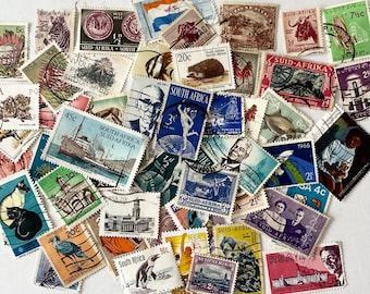 50 South Africa Stamps #3 - Photos Show Actual Stamps