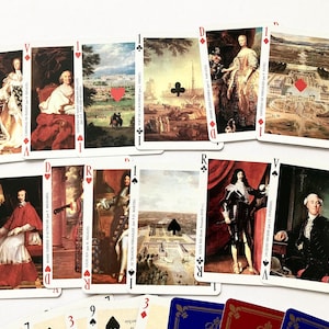 20 vintage Franse speelkaarten koninklijke familie, What You See Is What You Get!