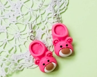 Lotso toy story slipper earrings