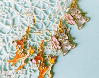 Bambi and Panpan earrings