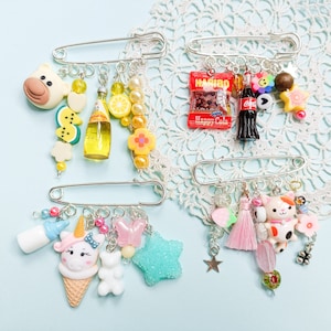 Various kawaii brooches (4)