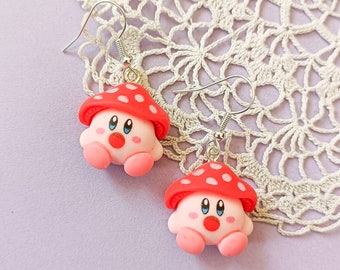 Cute mushroom earrings