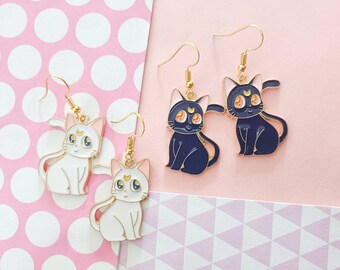 Sailor Moon Kawaii Cat Earrings