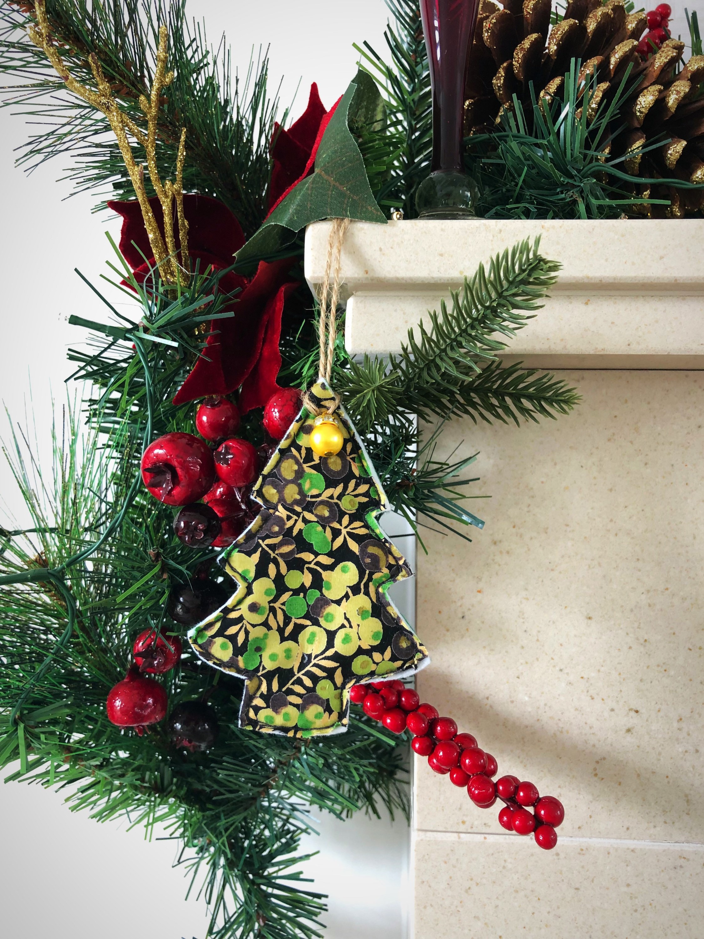 Vintage Liberty Christmas Tree Decorations / Liberty print  Etsy
