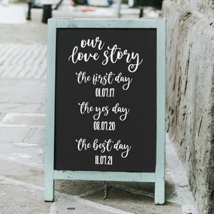 Welcome Wedding Sign | Chalkboard Decal | Custom Sign | Rustic Wedding Decor | Skull Artwork | Spooky Wedding