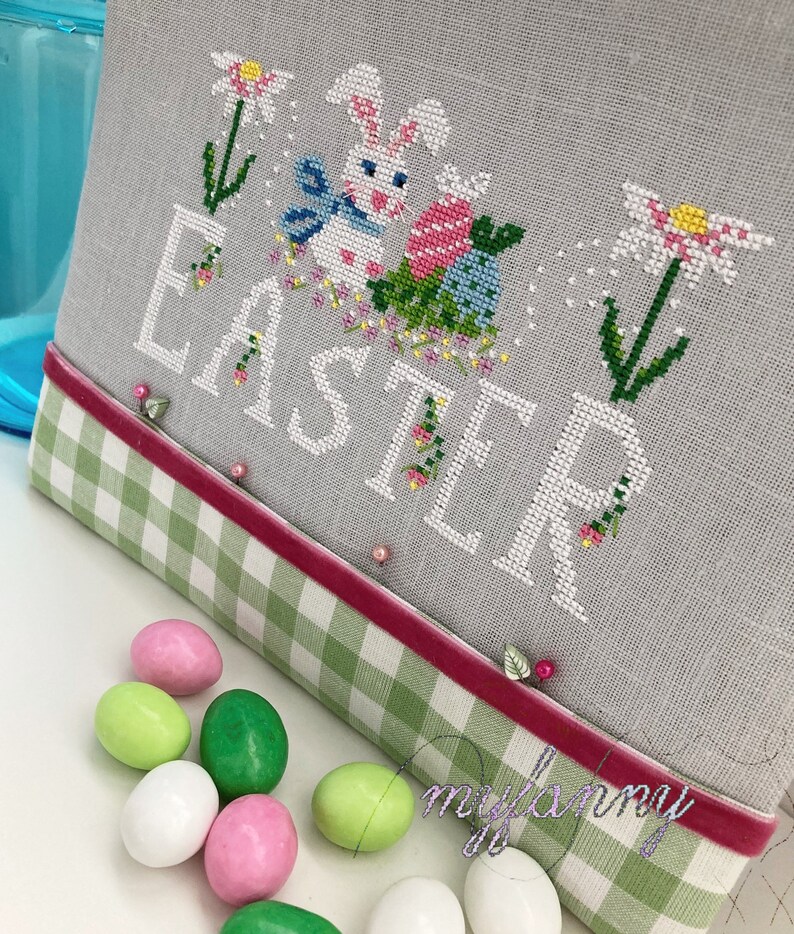 The Little Easter Bunny - Instant Download PDF Cross Stitch Pattern - Etsy