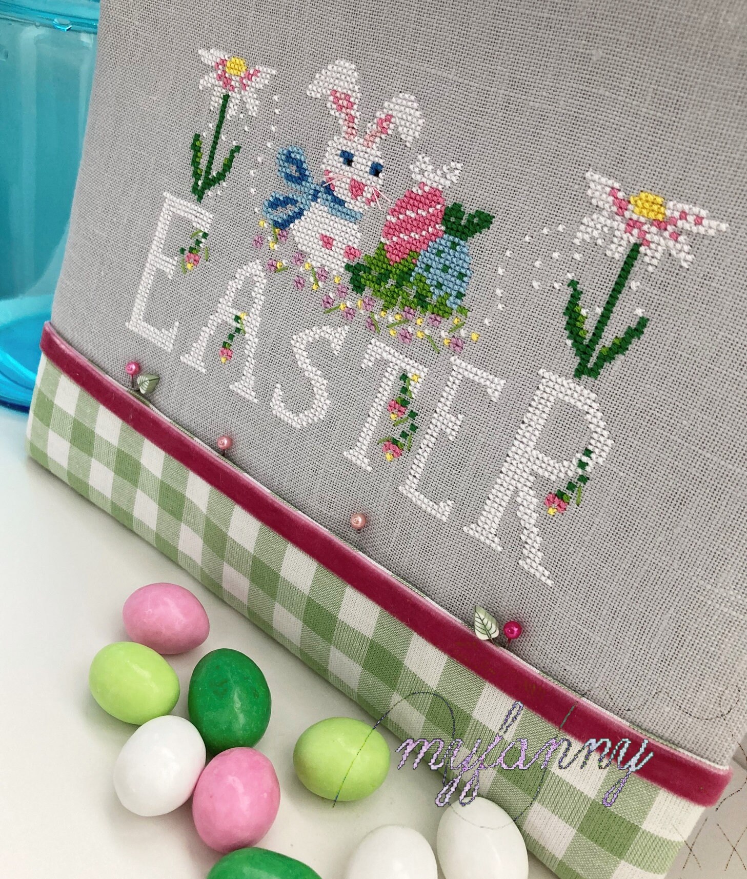 The Little Easter Bunny - Instant Download PDF Cross Stitch Pattern - Etsy