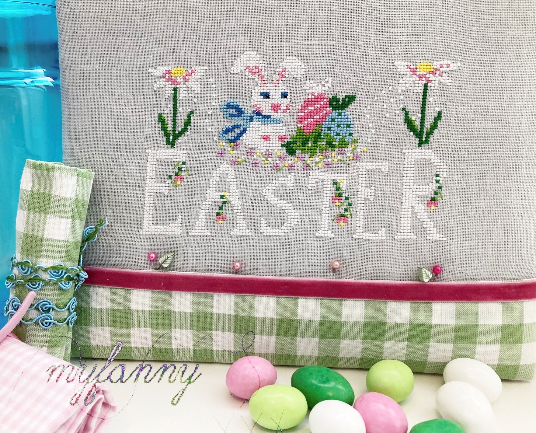 The Little Easter Bunny Instant Download PDF Cross Stitch - Etsy