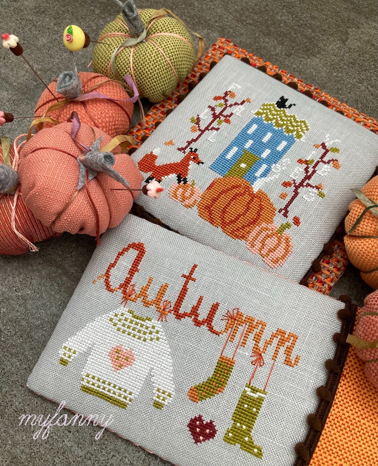Instant Download PDF Cross Stitch Pattern - Fall Vibes - Etsy