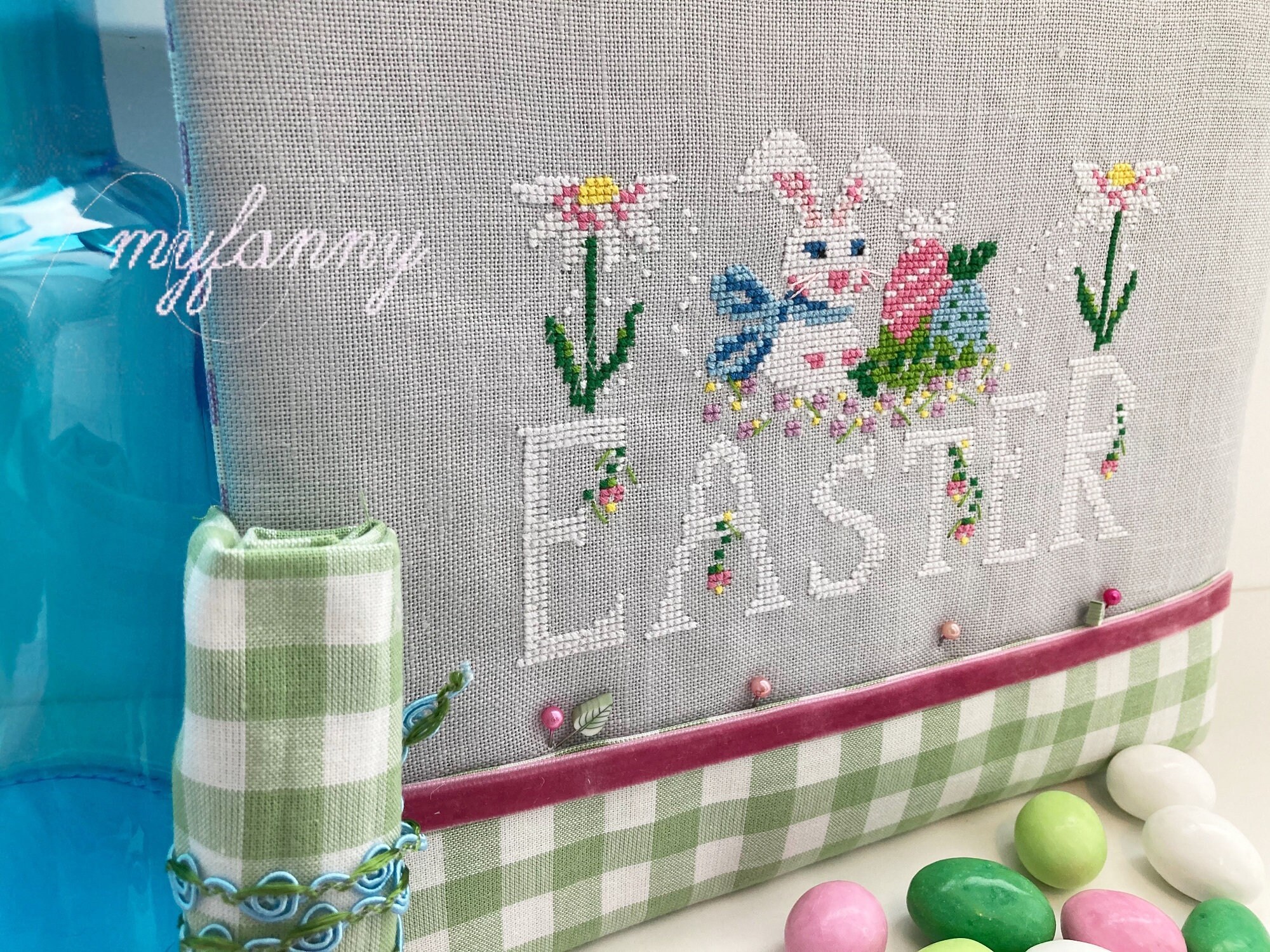 The Little Easter Bunny Instant Download PDF Cross Stitch - Etsy