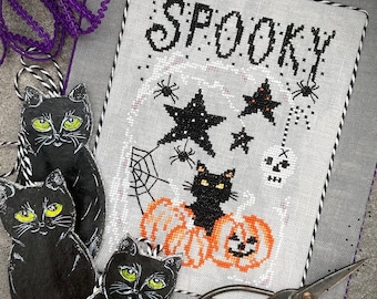 Instant Download PDF Cross Stitch pattern - Spooky