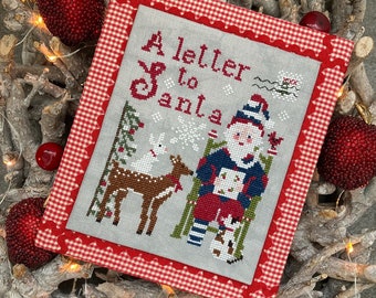 A letter to Santa- Instant Download PDF Cross Stitch pattern