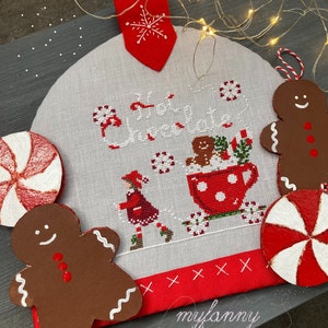 Instant Download PDF Cross Stitch pattern - Hot Chocolate