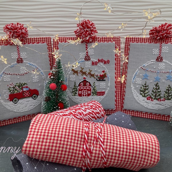Sofortiger Download PDF Kreuzstichmuster - Die Weihnachtsornamente 2