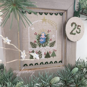Instant Download PDF Cross Stitch pattern - Nativity