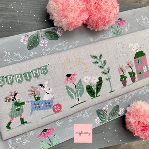 Instant Download PDF Cross Stitch pattern - Spring