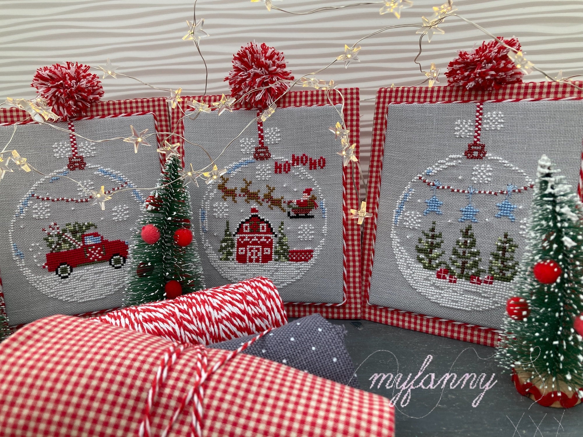 Instant Download PDF Cross Stitch Pattern - the Christmas Ornaments 2 ...