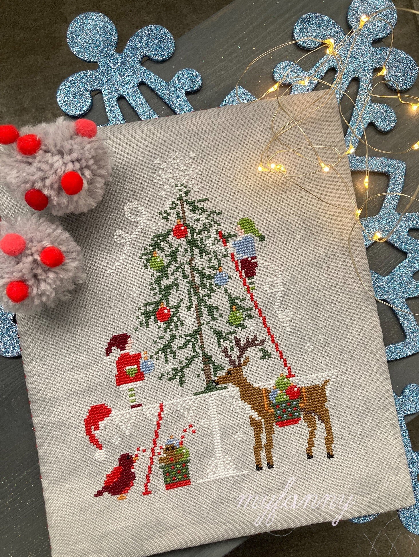 Instant Download PDF Cross Stitch Pattern - Cozy Christmas - Etsy
