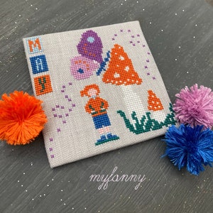 Instant Download PDF Cross Stitch pattern - May