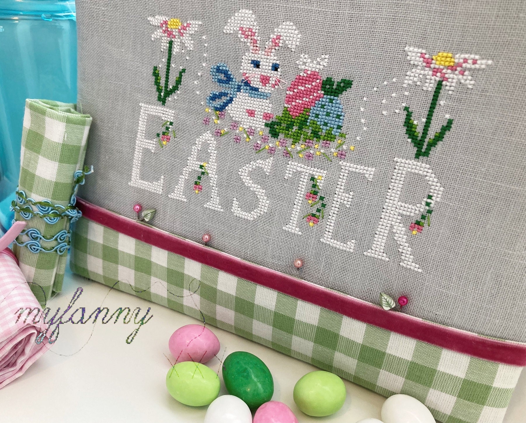 The Little Easter Bunny - Instant Download PDF Cross Stitch Pattern - Etsy