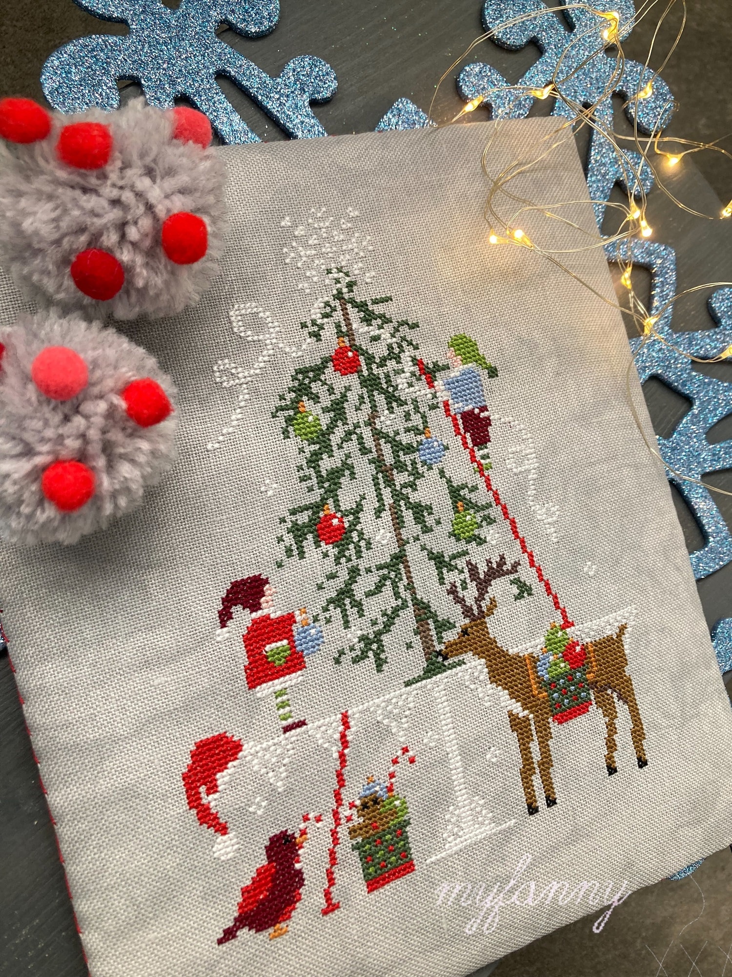 Instant Download PDF Cross Stitch Pattern - Cozy Christmas - Etsy