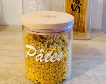 Custom Durable Vinyl Stickers – Labels for Jars, Pots & Zero Waste Kitchen