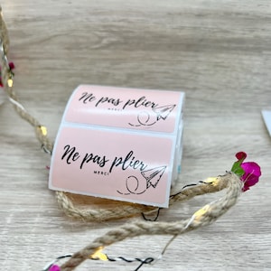 Packaging stickers | Do not bend sticker | Do not bend sticker