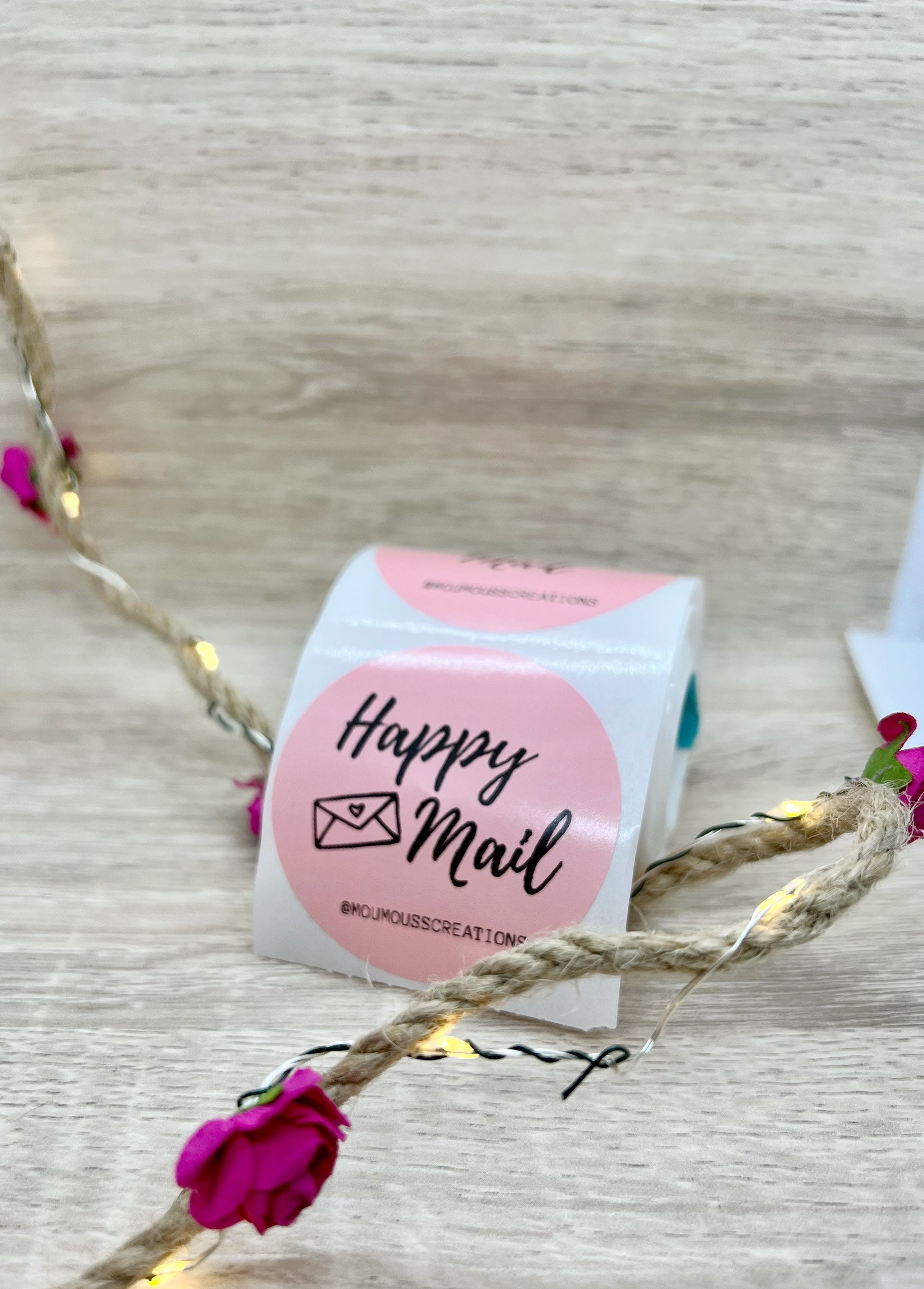 Packaging stickers | Happy mail sticker