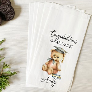 Bomboniere di laurea personalizzate, regali di laurea 2025, decorazioni per feste di laurea, laurea della classe 2025, buste di carta personalizzate uniche
