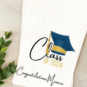 Sacchetti per popcorn per la laurea / Bomboniere personalizzate per la classe del 2025 / Sacchetti di carta stampati personalizzati per biscotti, snack o regali da asporto