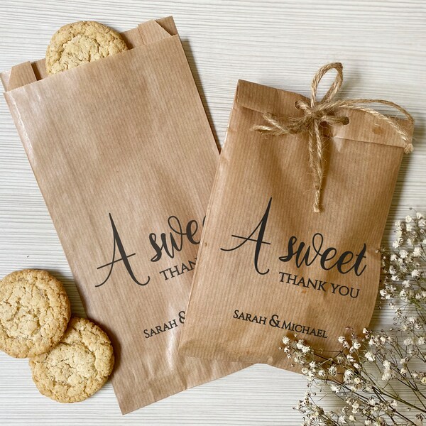 Wedding Cookie Bags Etsy
