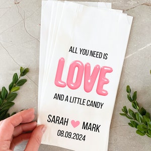 Borse per bomboniere per ospiti Borse per caramelle per matrimoni, Bomboniere stampate personalizzate, Bomboniere per feste di fidanzamento, Borse per dolcetti nuziali