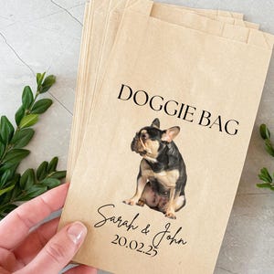 Sacchetti per cani da matrimonio con foto di cane / bomboniere per cani, bomboniere personalizzate per cani, sacchetti per bomboniere personalizzati, bomboniere per feste