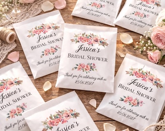 Bolsas de regalo para despedida de soltera, bolsas personalizadas para regalos de despedida de soltera, bolsas de papel blancas para fiestas, decoración de mesa para despedida de soltera