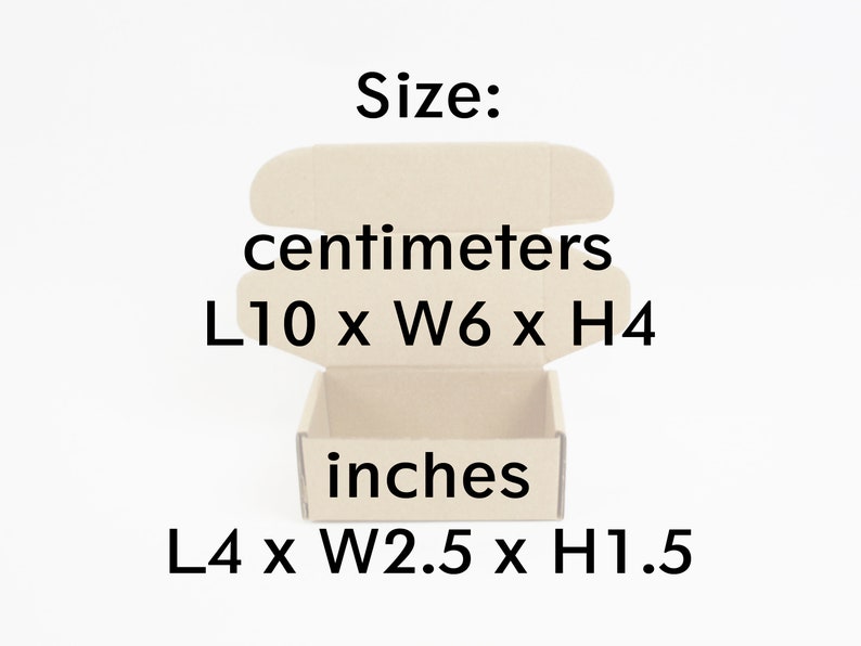 10 Small Jewelry Shipping Boxes Mini Cardboard Gift Box Kraft Etsy