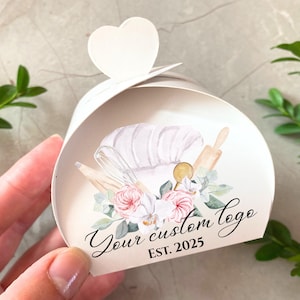 50 witte kartonnen dozen met aangepaste tekst of logo in bulk Aangepaste bedrukking Gepersonaliseerde kraftdozen Groothandel witte geschenkdozen Geschenkdozen voor bruiloftsfeestje