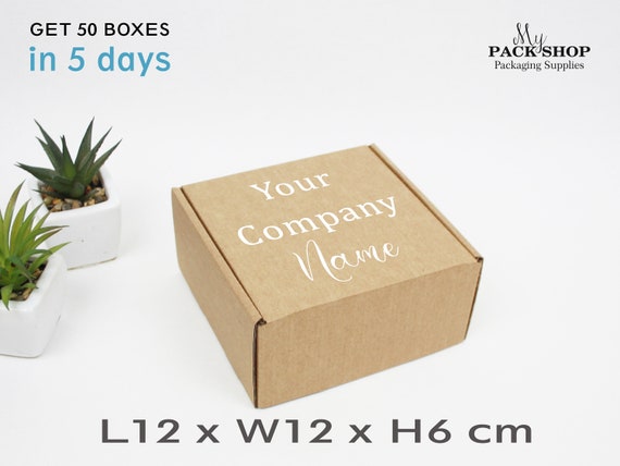 Vente en gros de petites boîtes carrées, fournisseur de boîtes en carton,  boîtes pour emballage avec sérigraphie personnalisée, boîtes d'emballage  avec couvercles 12x12x6 cm -  France
