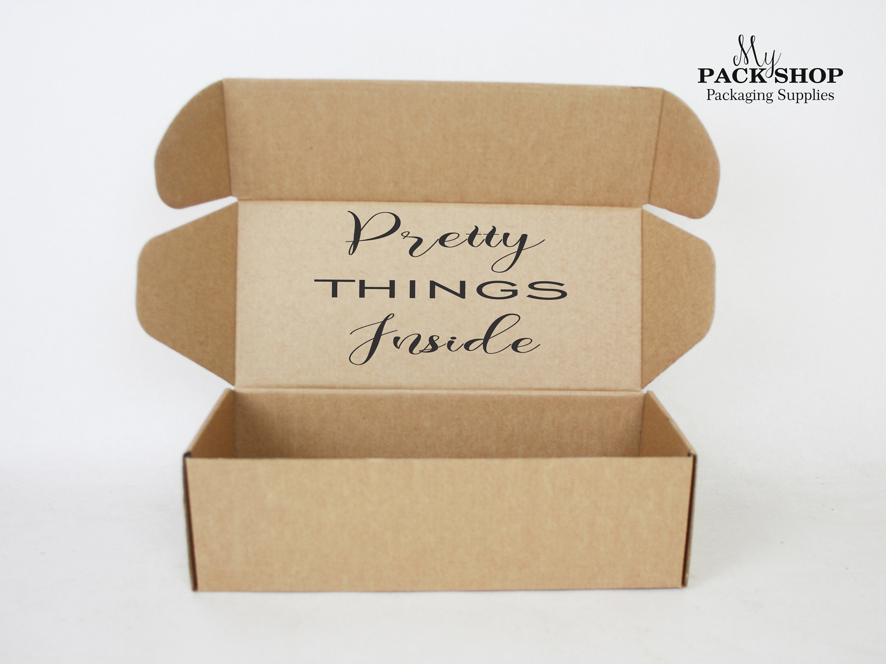 Pretty Things Inside Packageng Boxes Printed Boxes For Small Etsy