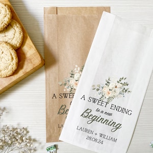 Dolce conclusione per un nuovo inizio - Sacchetti per bomboniere, sacchetti per caramelle, bomboniere per feste di fidanzamento, sacchetti per biscotti, dolce ringraziamento, sacchetti per dolcetti da matrimonio