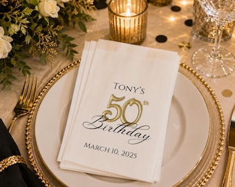 Personalized Birthday Favor Bags, Custom Milestone Birthday Bags, 40th 50th 60th Birthday Party Treat Bags, Guest Favor Bags