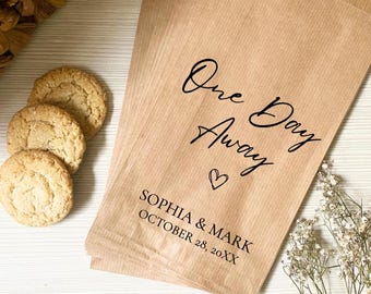 Personalisierte Probe Dinner Favor Taschen: Willkommensparty Dekor