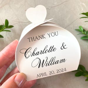 Caixas de presente de lembrança de casamento | Caixas de presente personalizadas de agradecimento | Embalagens ecológicas impressas personalizadas para casamentos e eventos especiais