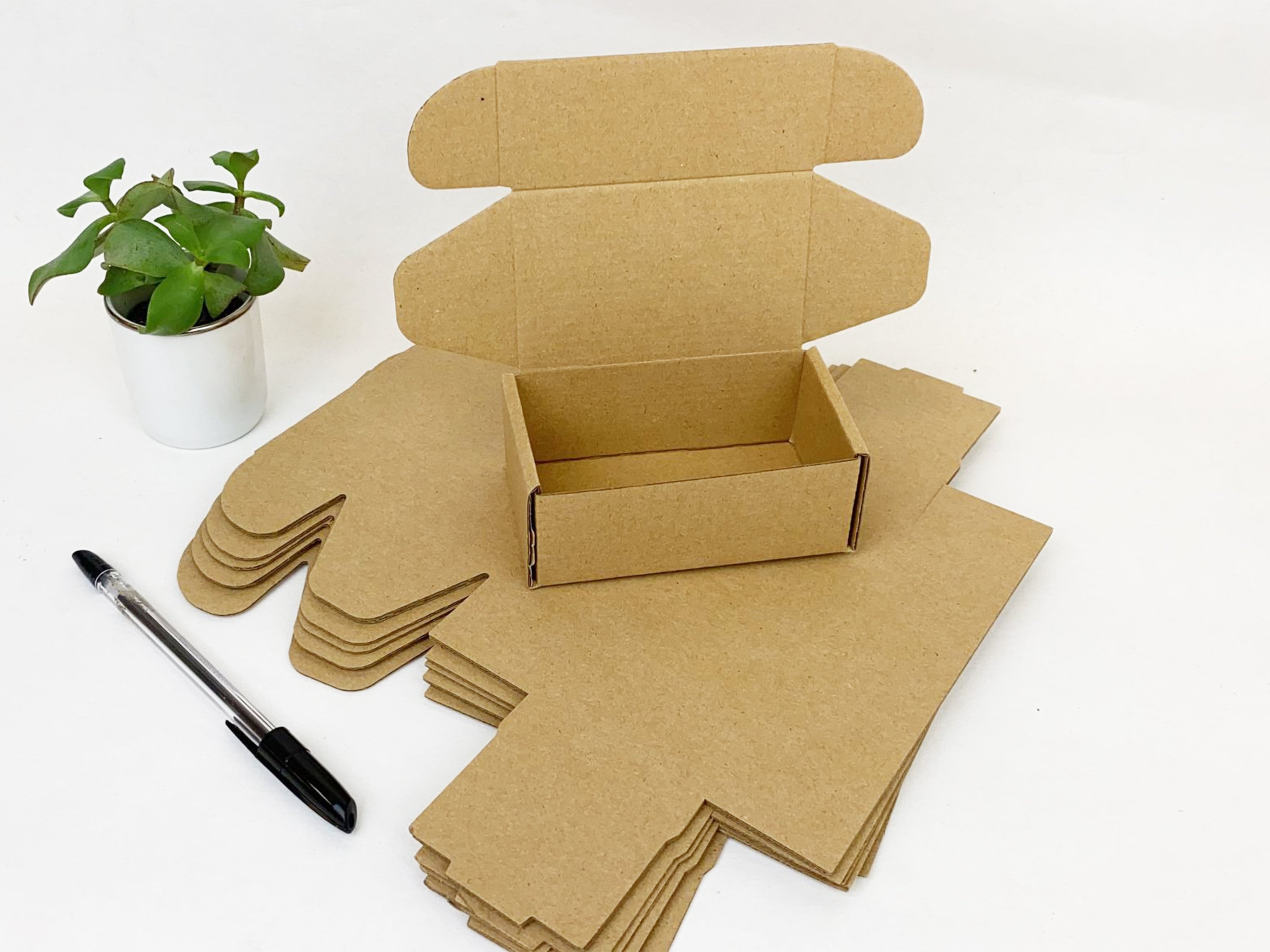 Corrugated Package Box Small Cardboard Boxes for Packaging in Etsy