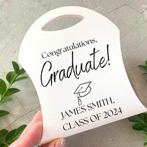 Personalisierte Abschluss Geschenkbox | Benutzerdefiniertes Glückwunsch-Graduierten-Andenken | Einzigartige Class of 2025 Geschenkbox für High School & College Graduates