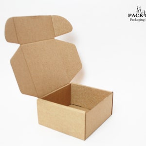 Paquete de 20 cajas blancas de pastelería de 10 x 10 x 5 pulgadas, cartón  kraft blanco para el hogar o venta al por menor, cartón de papel ecológico