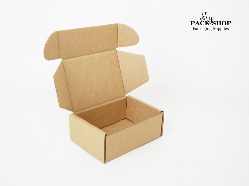 10 Small Jewelry Shipping Boxes Mini Cardboard Gift Box Kraft Etsy