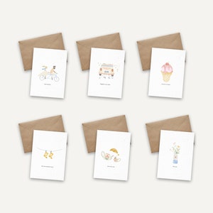 The Sweet Sentiment Line up, card pack, (6pcs)