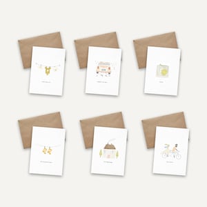 El gran momento Line up, paquete de cartas (6 piezas)