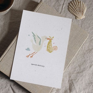 Spezielle Lieferung Karte, Neutral-Baby-Dusche-Karte, Mummy To Be Karte, werdende Mutter-Baby-Karte, Karte für Babyparty