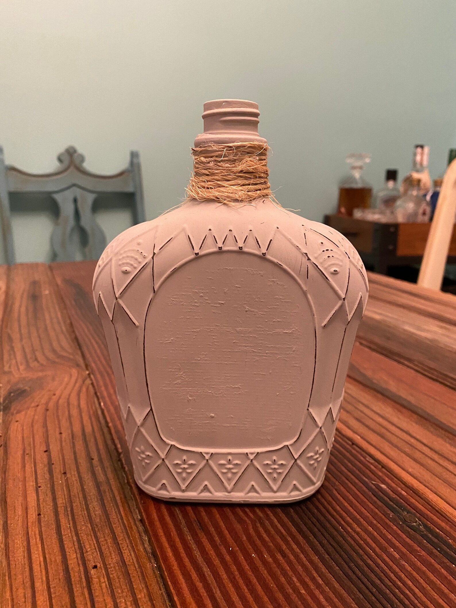 Monogrammed Crown Royal Soap Dispenser Shabby Chic Etsy